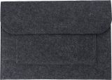Vue 3 de Pochette documents Riley | Feutre | Fermeture velcro