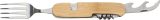 Vue 2 de Set de couverts Ainsley | Bambou | 6-en-1