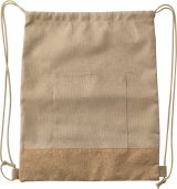 Vue 1 de Sac à cordon Ansel | Fond en liège | 6 l