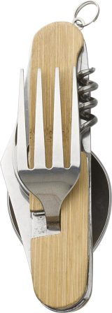 Vue 1 de Set de couverts Ainsley | Bambou | 6-en-1