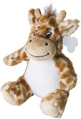 Vue 2 de Peluche Rick | Girafe
