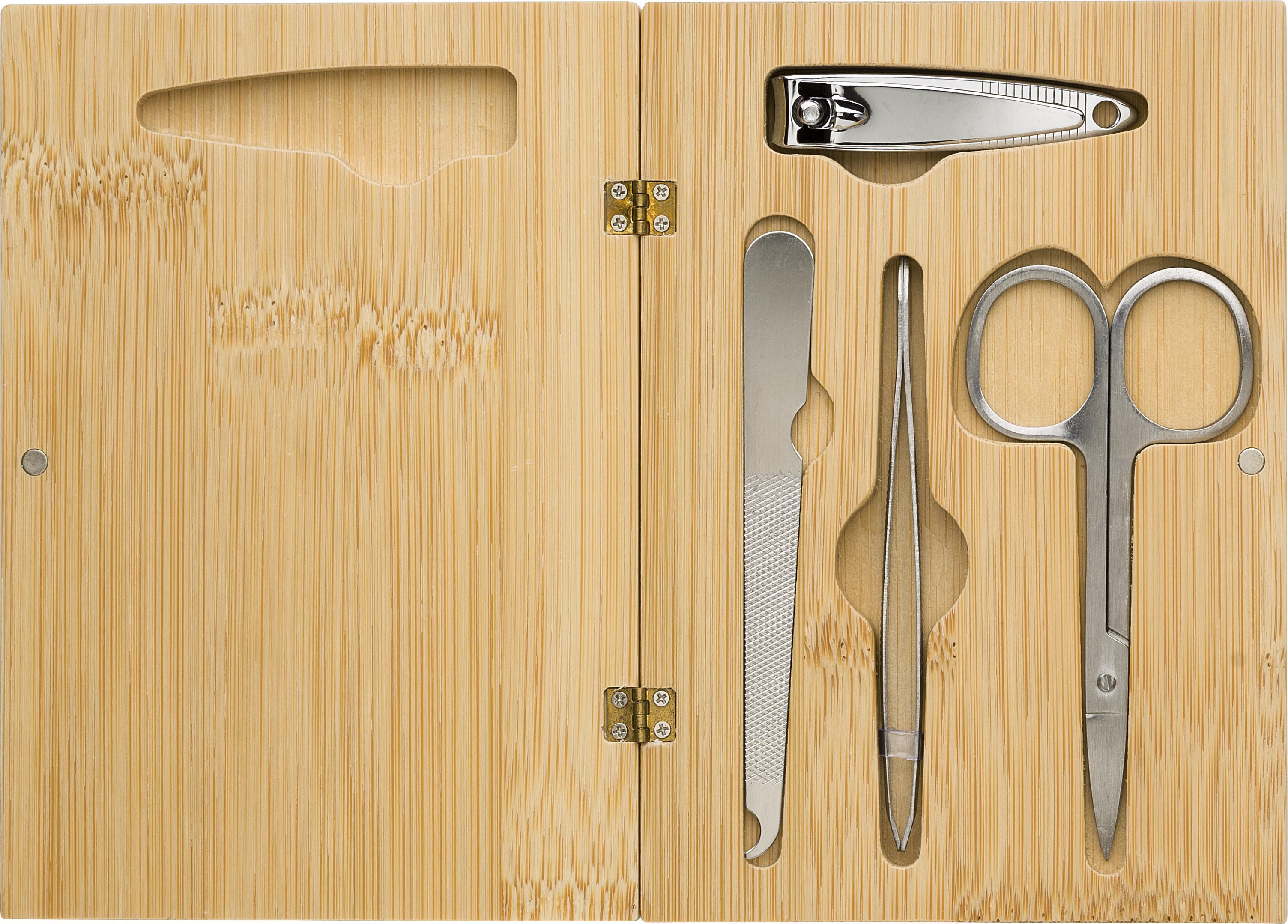 Set de manucure Lydia | Bambou | 4 pièces