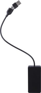 Vue 5 de Hub USB Layton | Aluminium | 3 ports