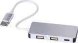 Vue 3 de Hub USB Layton | Aluminium | 3 ports
