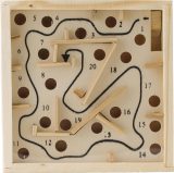 Vue 4 de Jeu de patience Joel | Bois