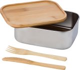 Vue 4 de Lunch box Esme | Acier inoxydable | 600 ml