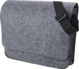 Vue 3 de Sac pour ordinateur portable Layla | Feutre | 15 pouces | Fermeture velcro