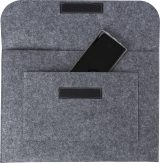 Vue 7 de Pochette documents Riley | Feutre | Fermeture velcro