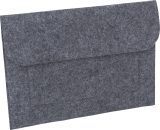 Vue 4 de Pochette documents Riley | Feutre | Fermeture velcro