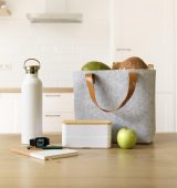 Vue 5 de Sac shopping Hunter | Feutre | Longues anses