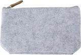 Vue 1 de Pochette cosmétique Lucy | Feutre | Détails en simili-cuir
