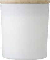 Vue 1 de Bougie Josiah | Verre avec couvercle bambou | Cire de soja | 280 g