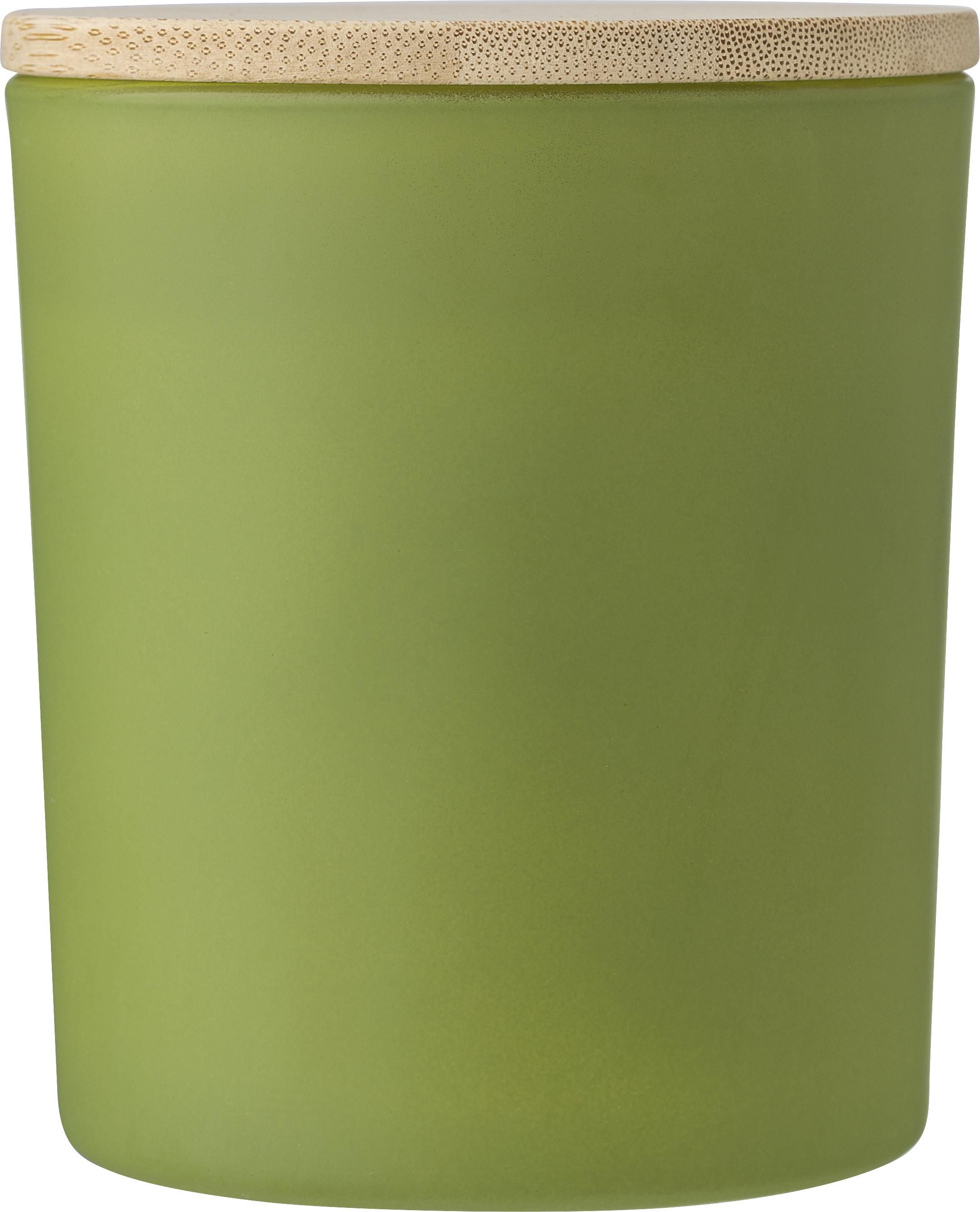 Bougie Josiah | Verre avec couvercle bambou | Cire de soja | 280 g