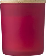 Vue 1 de Bougie Josiah | Verre avec couvercle bambou | Cire de soja | 280 g