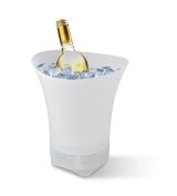 Vue 4 de Seau à glace avec enceinte Annabel | Plastique | 5W | Sans fil