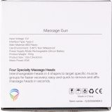 Vue 6 de Pistolet de massage Axel | Plastique | Rechargeable