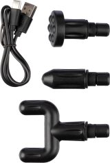 Vue 5 de Pistolet de massage Axel | Plastique | Rechargeable
