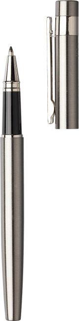 Vue 6 de Set d'écriture Fritz | Inox | Stylo bille twist et rollerball