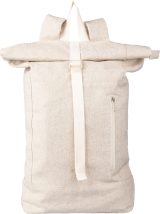 Vue 1 de Sac à dos Margarete | Chanvre | Rabat roulé | 24 l