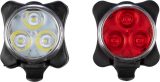 Vue 1 de Set de lumières vélo Elisabeth | Plastique et silicone | Rechargeable | 4 modes