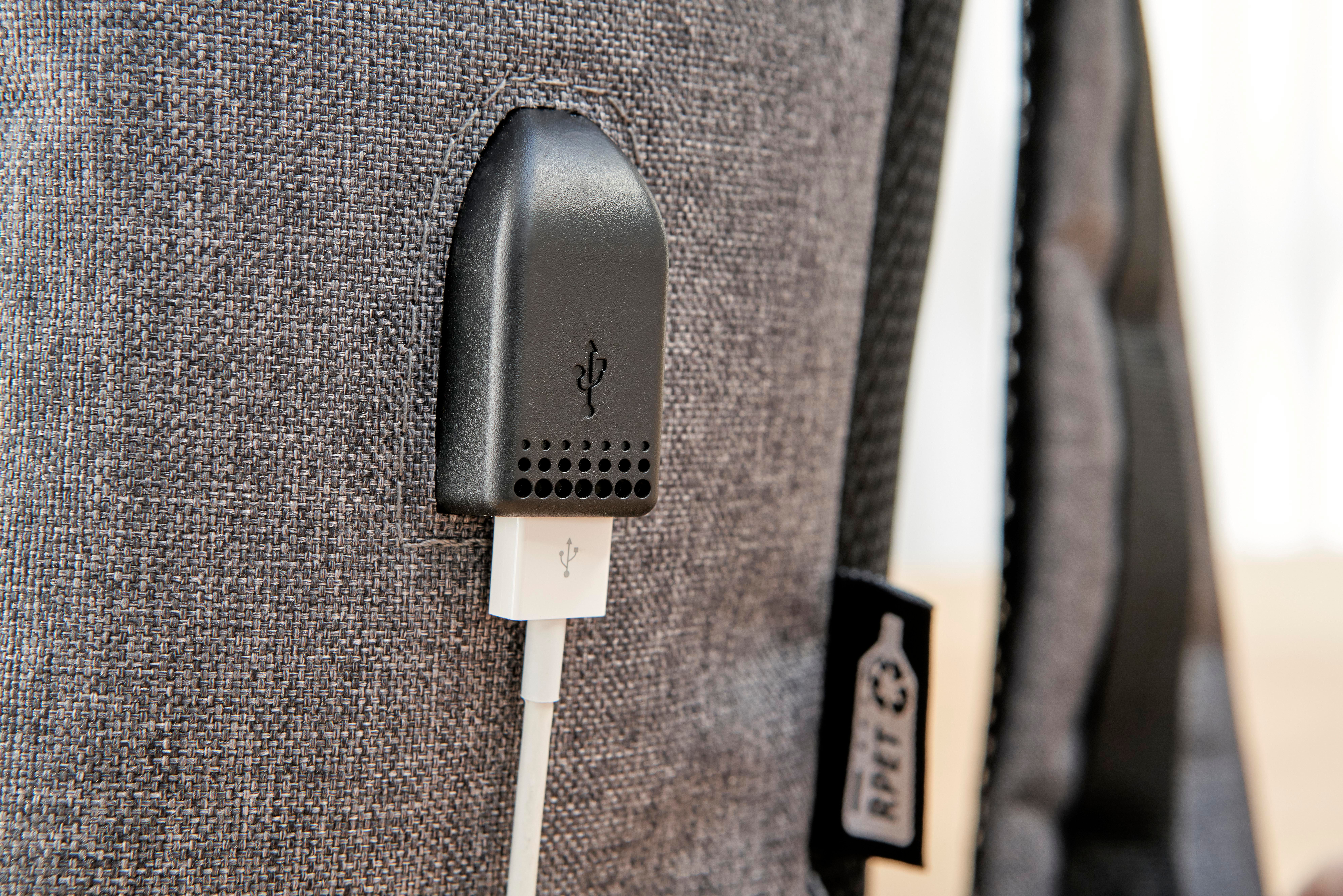 Vue 9 de Sac à dos pour ordinateur Henrik | Port USB