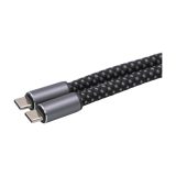Vue 12 de BrandCharger câble de charge Lany Wristband | USB-C