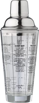 Vue 11 de Shaker à cocktail Adela | Verre | 400 ml