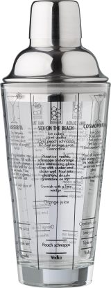 Vue 5 de Shaker à cocktail Adela | Verre | 400 ml