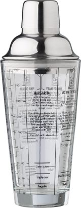 Vue 6 de Shaker à cocktail Adela | Verre | 400 ml