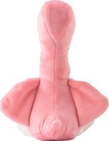 Vue 4 de Flamant rose en peluche Alicia | 18 cm