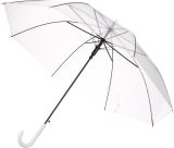 Vue 2 de Parapluie Denise | Transparent | 21 pouces