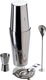 Vue 2 de Set cocktail Tatiana | Inox | 4 pcs