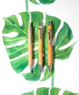 Vue 5 de Stylo à bille Meera | Bambou