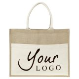 Vue 4 de Sac en jute Livvie | Laminé | 325 g/m²