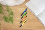 Vue 7 de Stylo bille Thiago | Grip en caoutchouc