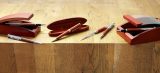 Vue 4 de Set d'écriture Paulette | Bois de rose | 3 pcs
