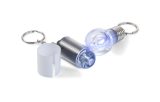 Vue 3 de Porte-clés Hakeem | Plastique | Forme d'ampoule | LED