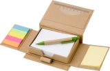 Vue 5 de Porte-mémo Glenn | Carton | Avec règle et stylo bille