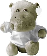 Vue 4 de Hippopotame en peluche Geraldine
