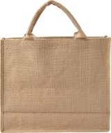 Vue 4 de Sac shopping Ridley | Jute | 17 l