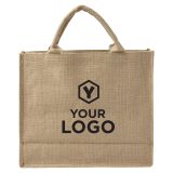 Vue 6 de Sac shopping Ridley | Jute | 17 l