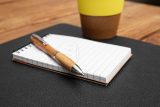 Vue 7 de Stylo bille Carson | Bambou | Détails argent