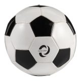 Vue 3 de Ballon de football Ariz | Plastique | Taille 5 | Classique noir et blanc