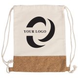 Vue 9 de Sac à dos Tianna | Coton 250 g/m² | Liège | 1,2 l