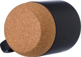 Vue 4 de Mug Rosamund | Céramique | Fond liège | 300 ml