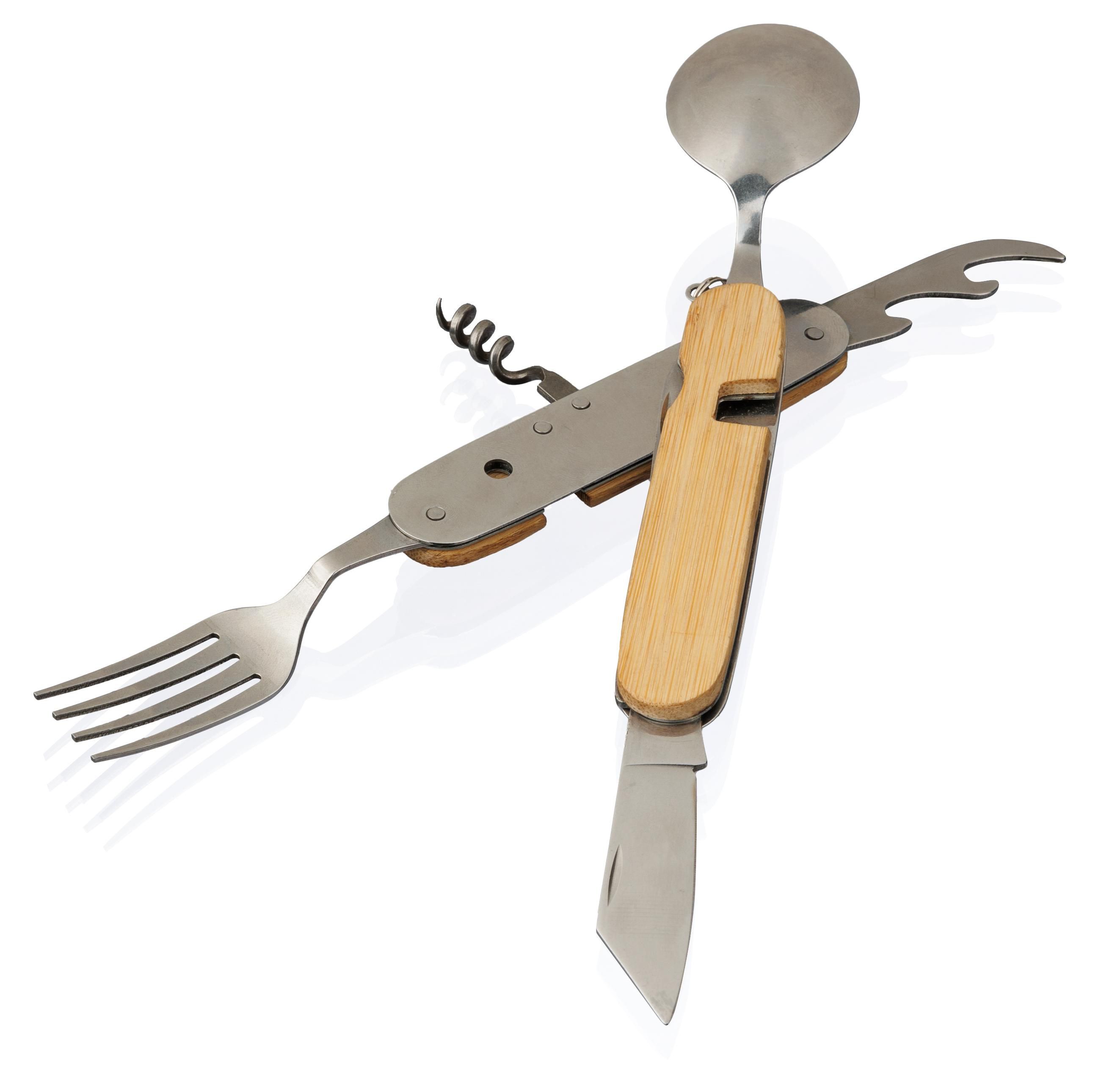 Set de couverts Ainsley | Bambou | 6-en-1