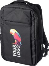 Vue 3 de Sac à dos pour ordinateur portable Jesse | 16 pouces | Port USB