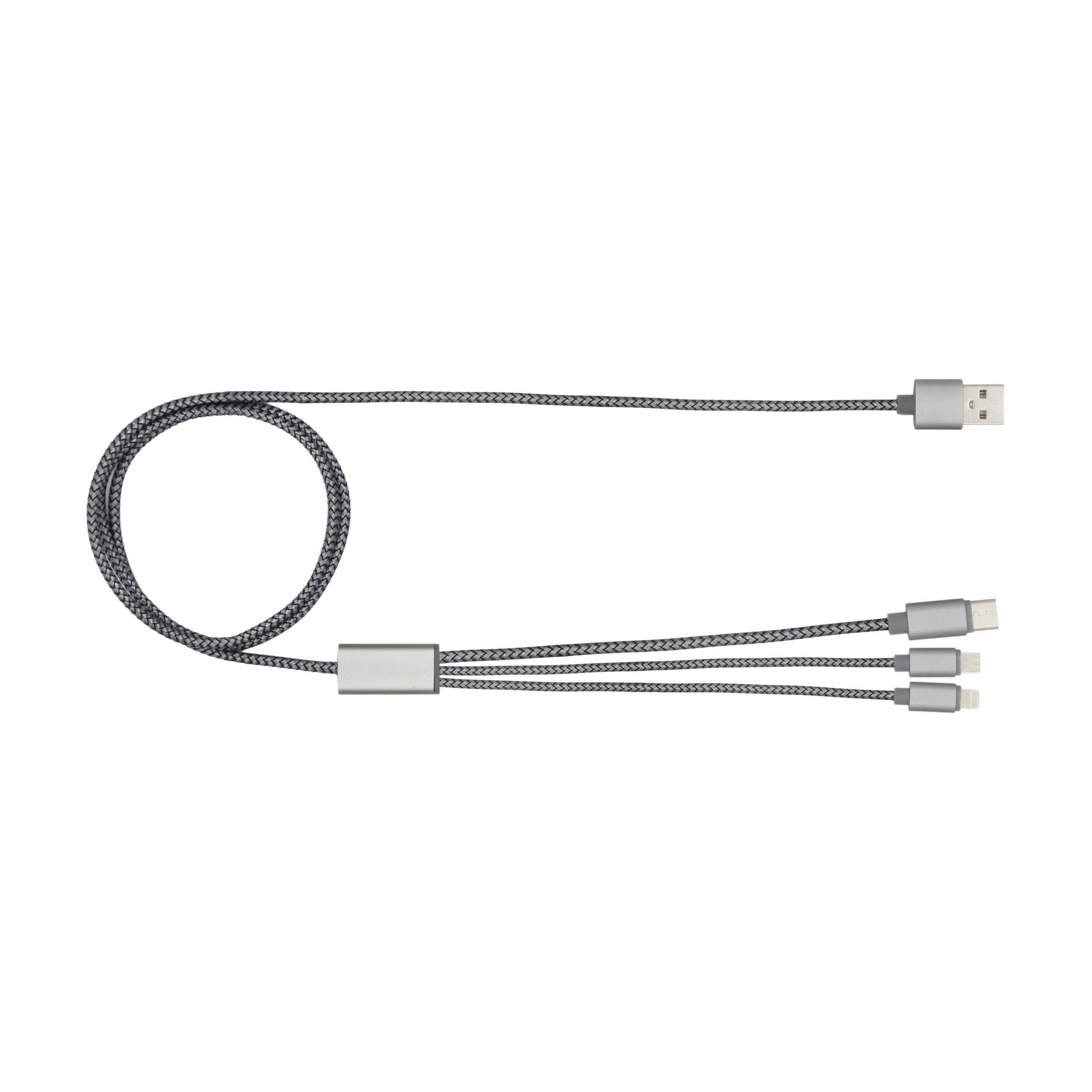 BrandCharger câble de charge Trident 2+ | 3-en-1