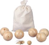 Vue 3 de Set de pétanque Quillian | Bois