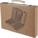 Vue 7 de Set de dessin Thessaly | Coffret en bois | 66 pièces